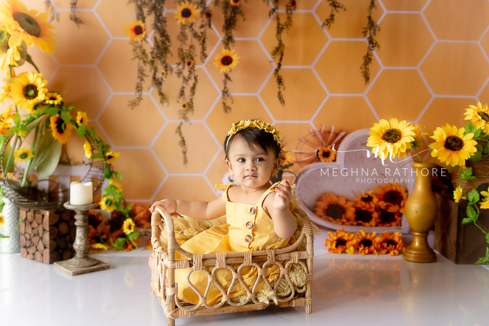 Kid Photoshoot Theme 23 – Sunflower Theme
