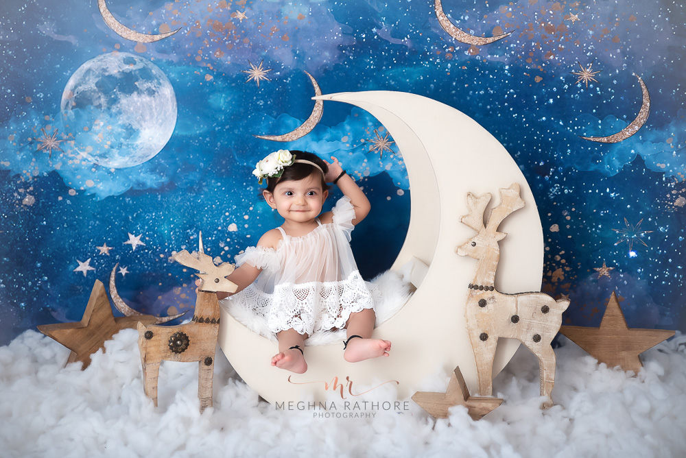 Kid Photoshoot Theme 16 – Moon Star Rainbow Theme