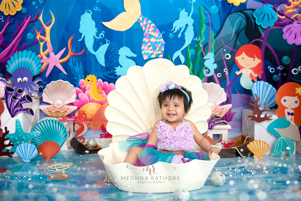 Kid Photoshoot Theme 32 - Mermaid Theme