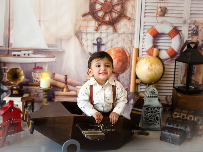 Kid Album - 10 Months Old Baby Boy Kid Photoshoot Harry Potter Travel Theme By Meghna Rathore Gurugram