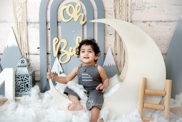 1 year old baby boy pre birthday photo session album by delhi best kid photographer meghna rathore