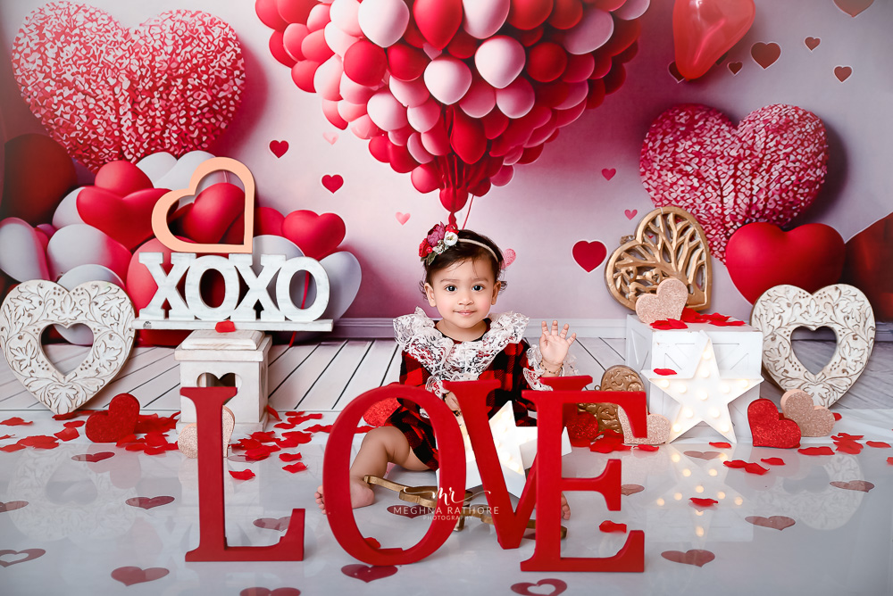 Kid Photoshoot Theme 33 - Valentine Theme