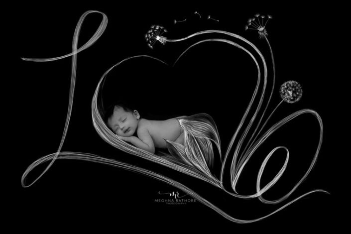 india gurgaon newborn baby photoshoot with props backdrops by best professional photographer