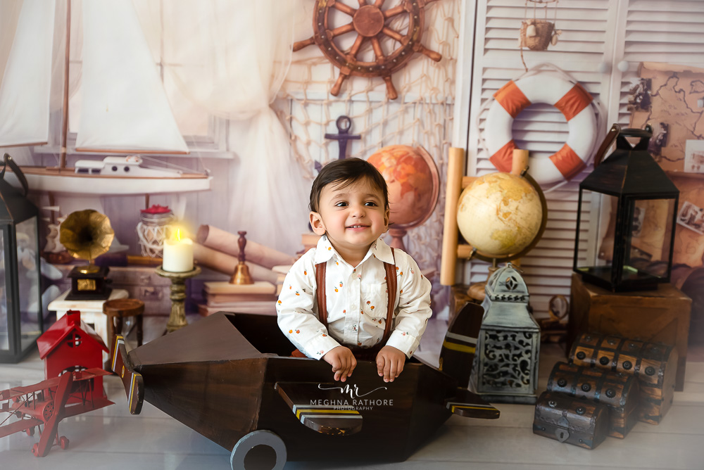 Kid Album - 10 Months Old Baby Boy Kid Photoshoot Harry Potter Travel Theme By Meghna Rathore Gurugram