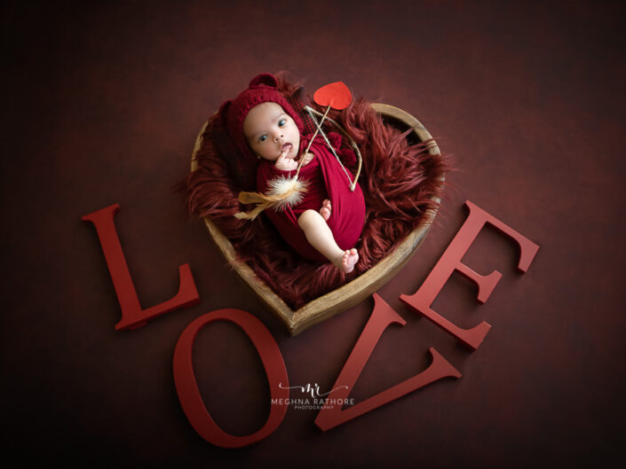 Newborn Album – 45 Days Newborn Baby Boy Creative Props Themes Setup With Family By Meghna Rathore Delhi