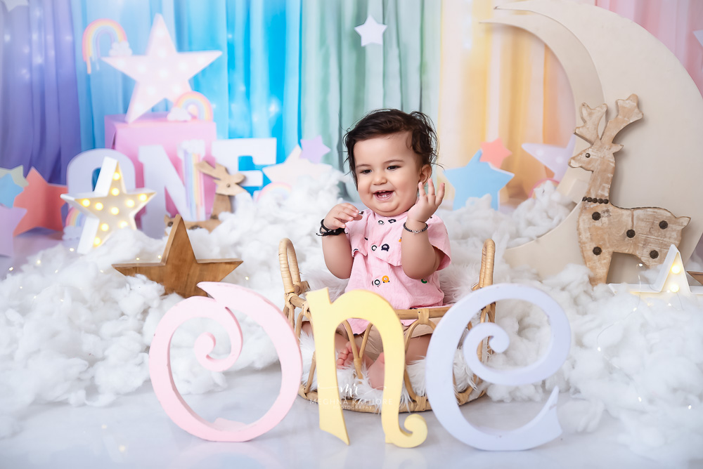 Kids Album – 1 Year Old Boy Photoshoot Including Moon & Rainbow, Harry Potter, Music By Meghna Rathore Photography