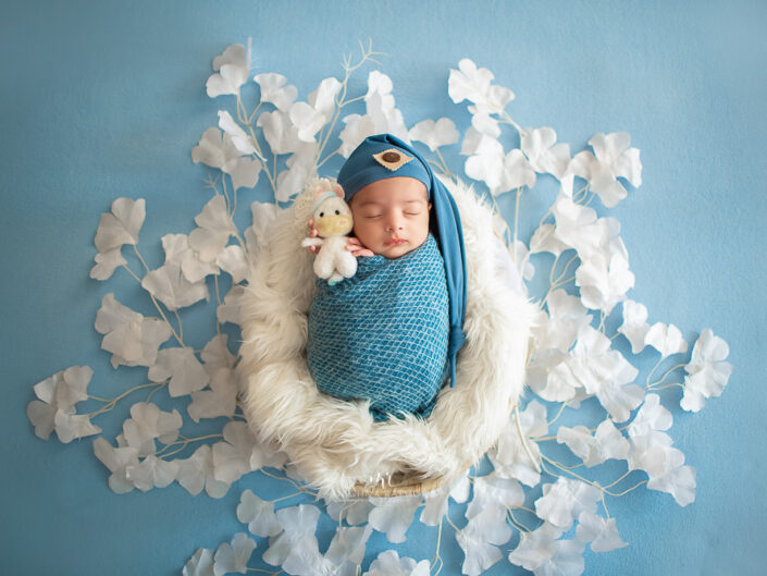 Newborn Album – 32 Days Old Newborn Baby Boy Photoshoot Album By Meghna Rathore Gurgaon