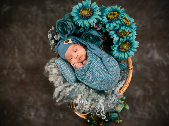 Raman Professional Newborn Baby Boy Photoshoot Album by Meghna Rathore Photography
