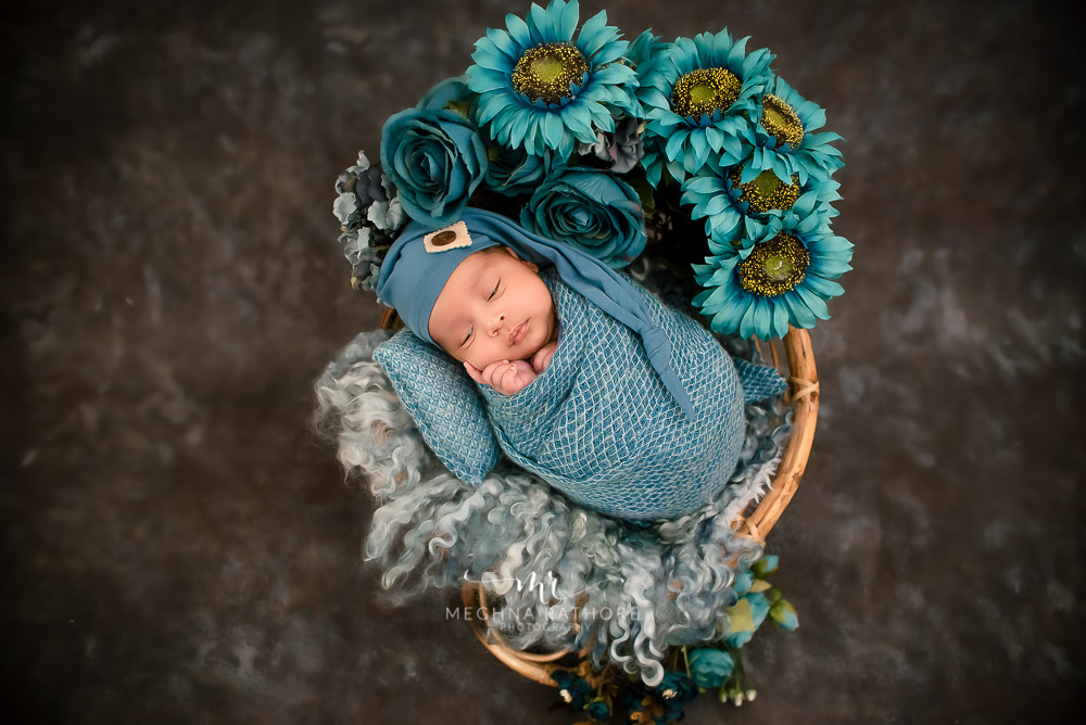 Raman Professional Newborn Baby Boy Photoshoot Album by Meghna Rathore Photography