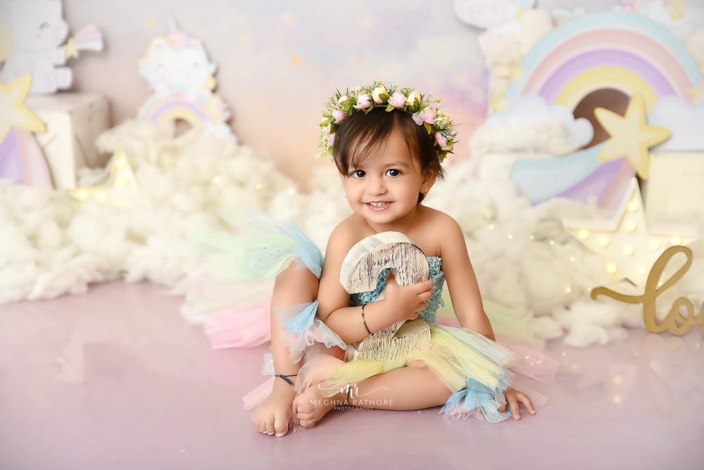 Kids Album - 2 Years Old Baby Girl Photoshoot By Meghna Rathore Photography, Gurugram.