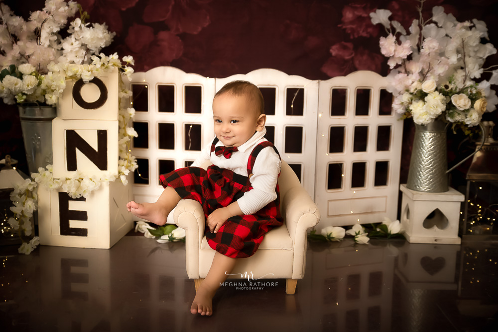Kids Gallery – Adorable 1 Year Baby In Boho And Vintage Look By Meghna Rathore Photography.